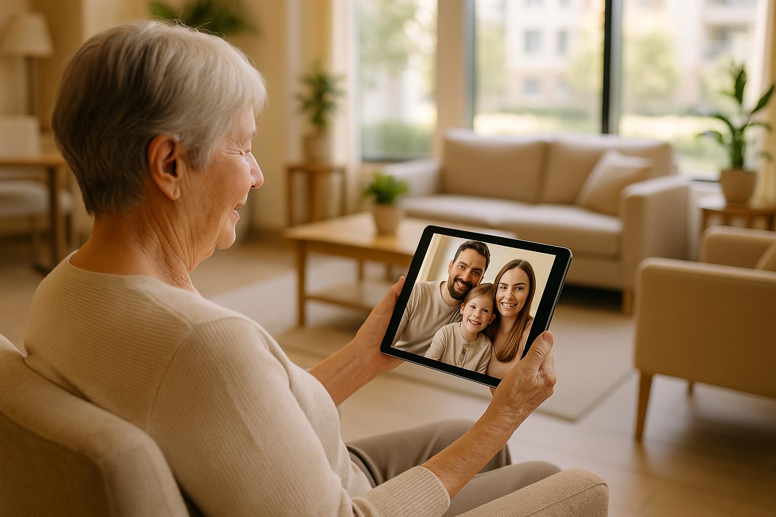 How Social Media Builds Family Trust in Senior Living